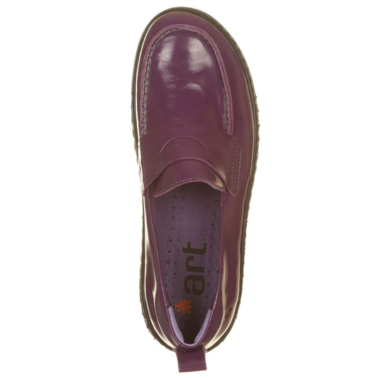 ART Mocassini Brighton Nappa Skinny Purple-ART®-VIALESCARPE
