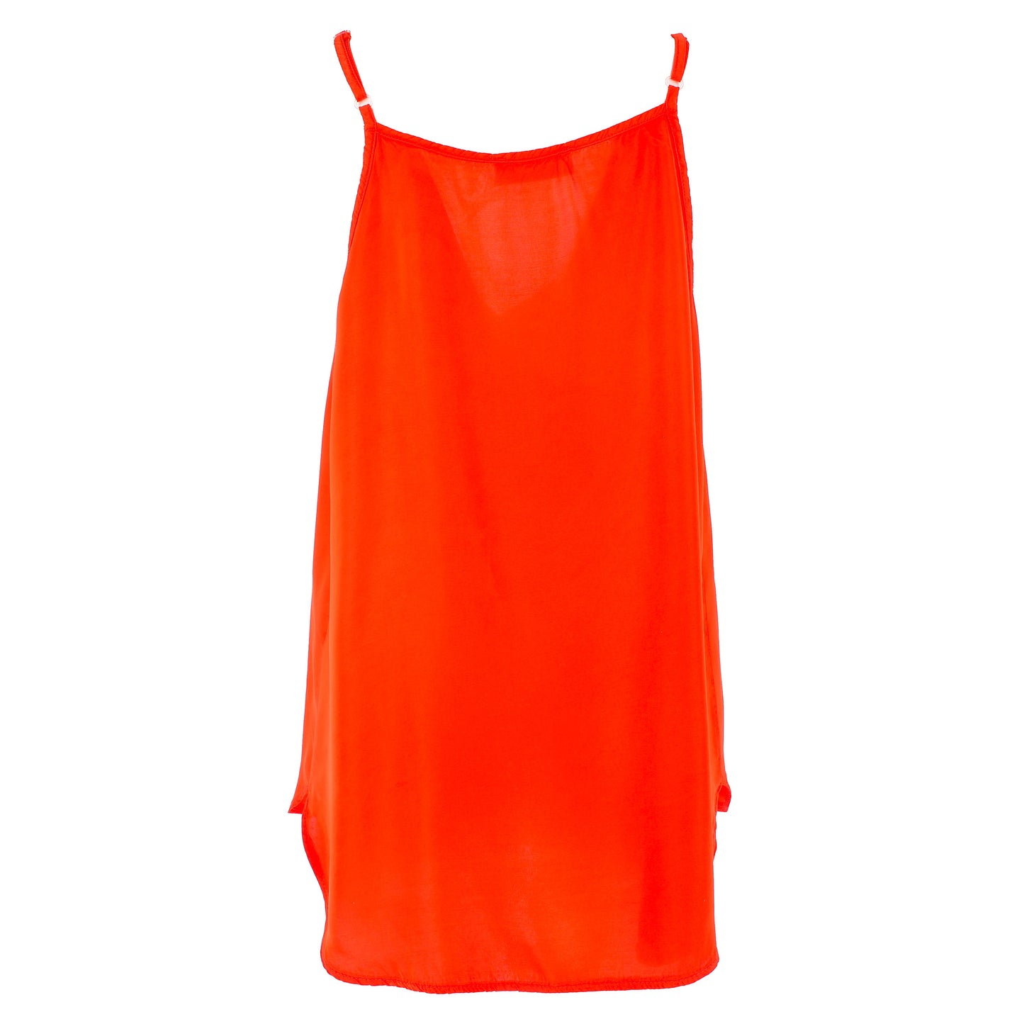 Top Donna KARAKORUM Kaia in Raso Arancio con Spalline Regolabili.