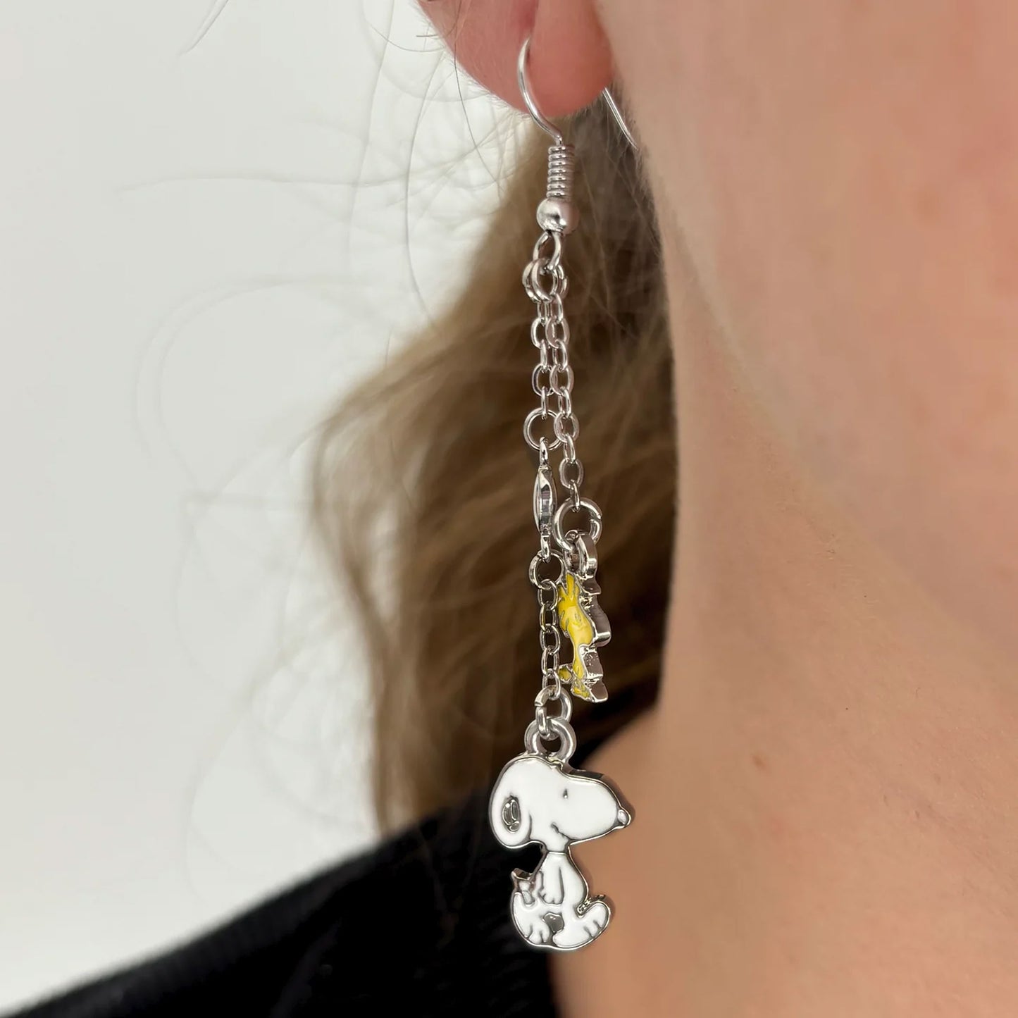 HOUSE OF DISASTER - Peanuts Snoopy and Woodstock Earrings