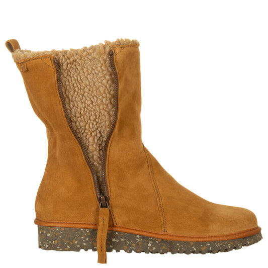 EL NATURALISTA - Stivaletti FELSEN Silk-Suede Toffee-EL NATURALISTA-VIALESCARPE