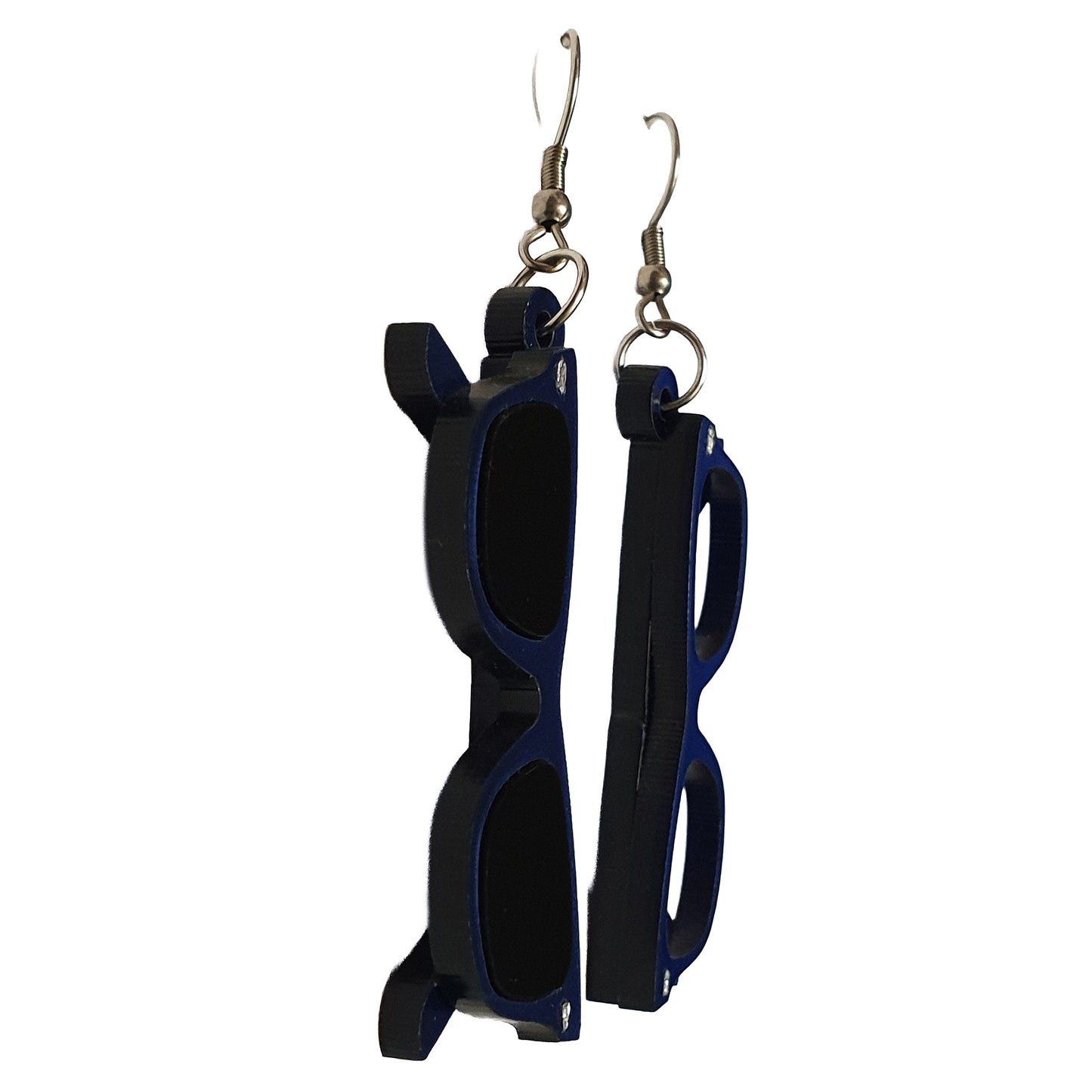 Orecchini pendenti asimmetrici occhiali nerd-ARKYFLY-VIALESCARPE