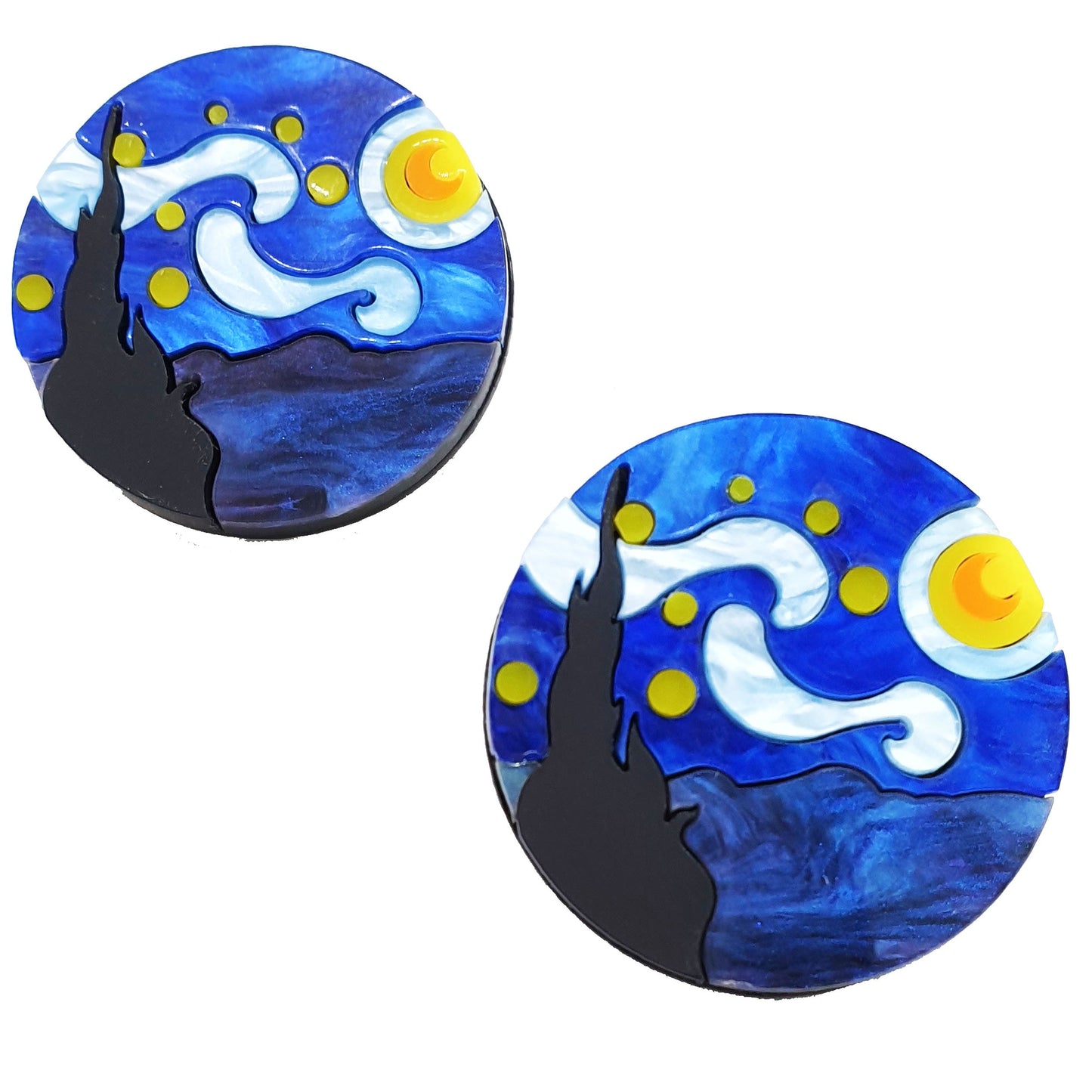 ARKY FLY Orecchini lobo Notte Stellata-ARKYFLY-VIALESCARPE