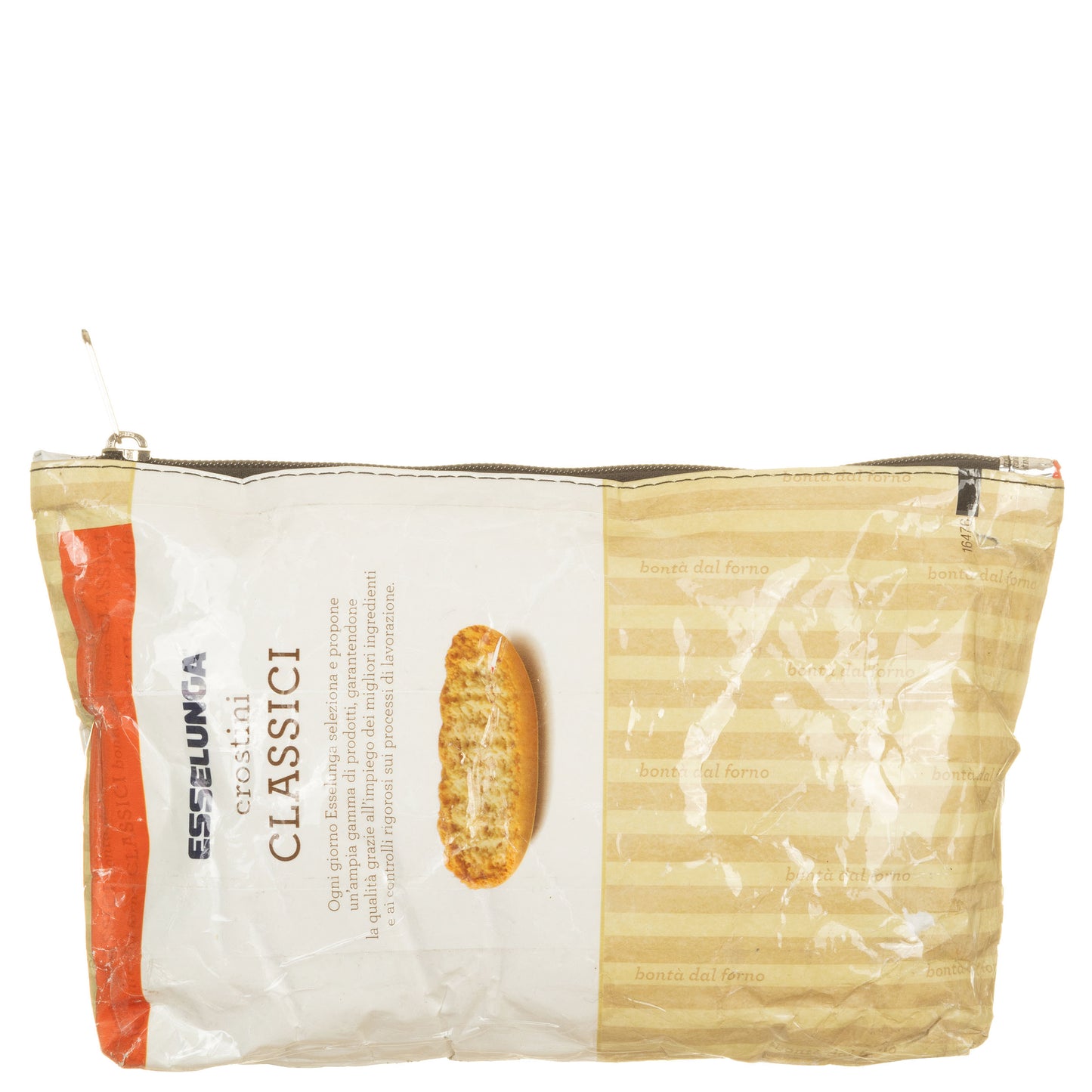 Busta portatuttolarge Crostini Dorati-Messie Design-VIALESCARPE