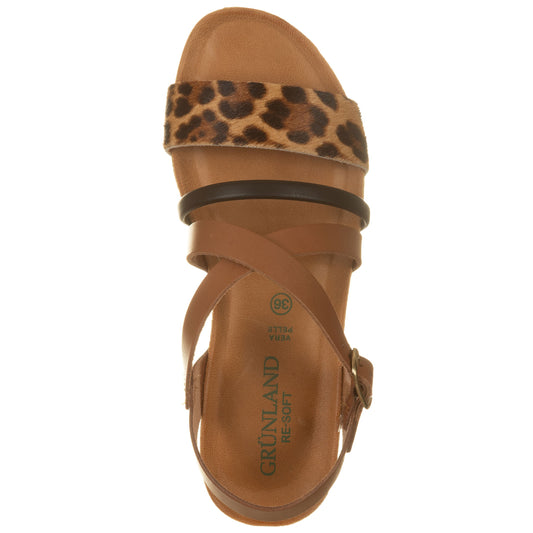 Sandali Grunland vitello, cavallino e laminato-GRUNLAND-VIALESCARPE