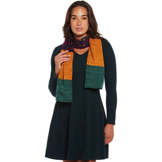 BABA Design Sciarpa patchwork Blu GRAFFITI DREAMS-Baba design-VIALESCARPE