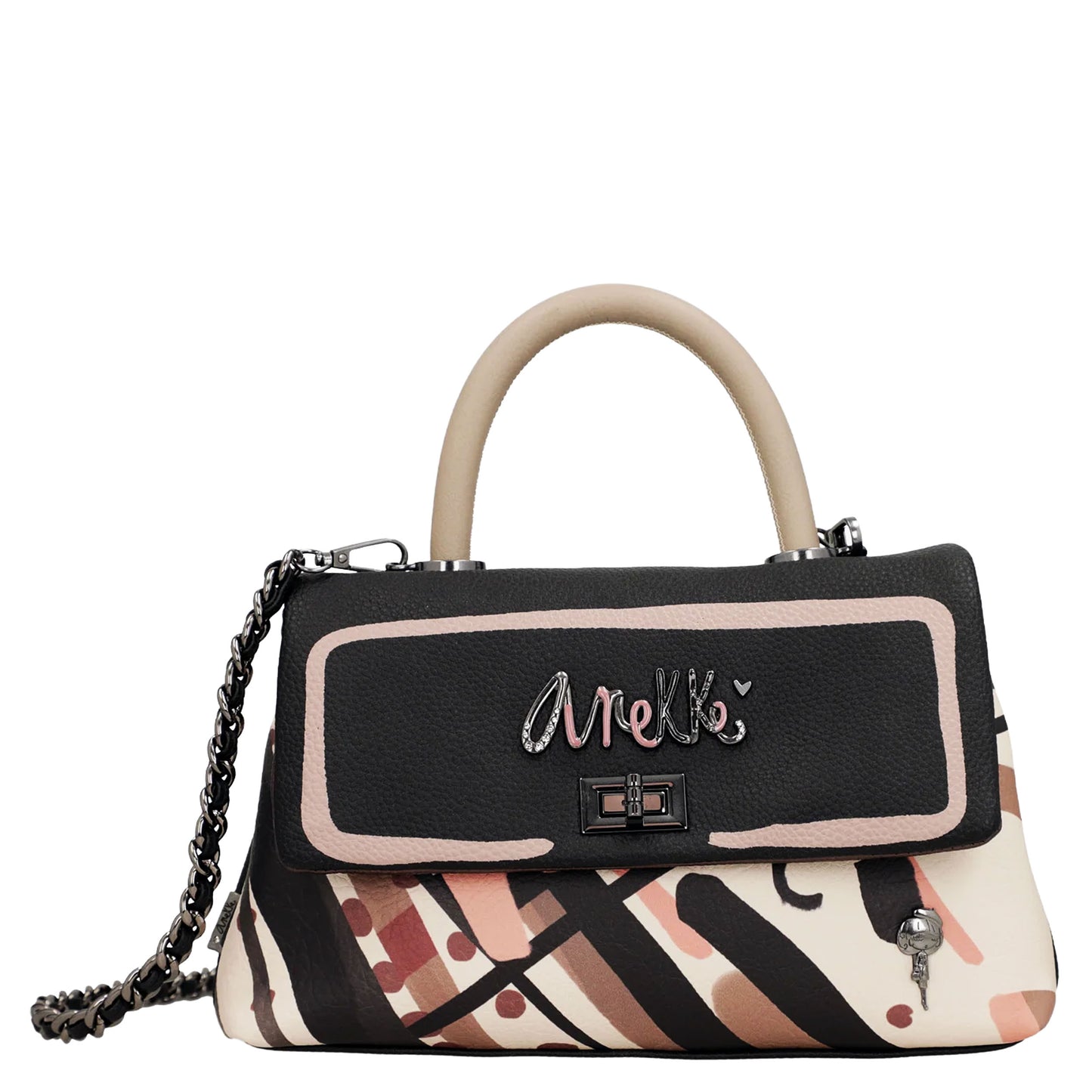 ANEKKE - Borsa manico corto e tracolla Parisian