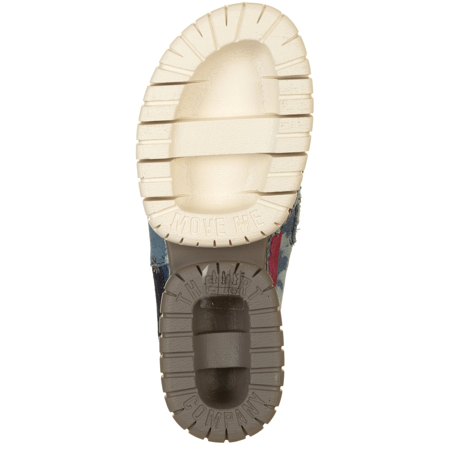 ART Sabot MADEIRA jeans délavé patchwork-ART®-VIALESCARPE