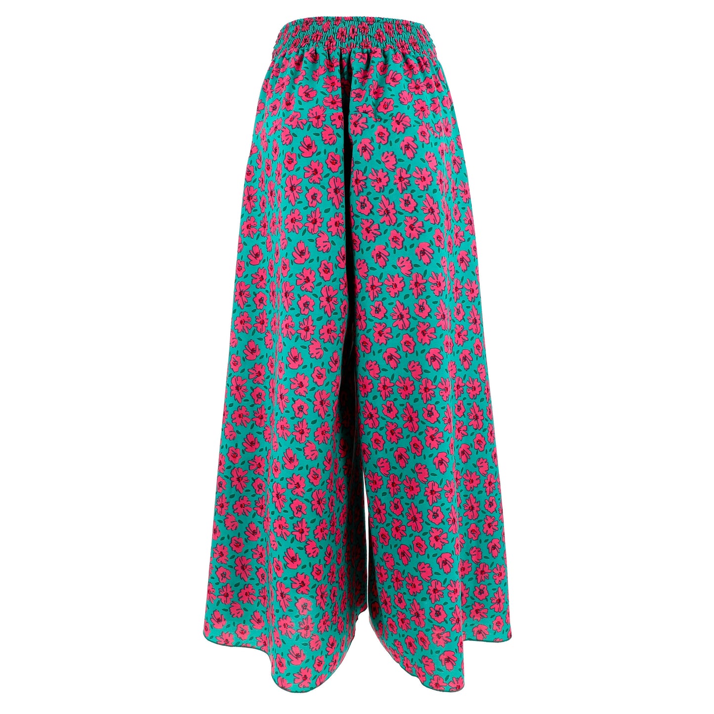 KARAKORUM Pantaloni COSIMA Teal e Fuxia-KARAKORUM-VIALESCARPE