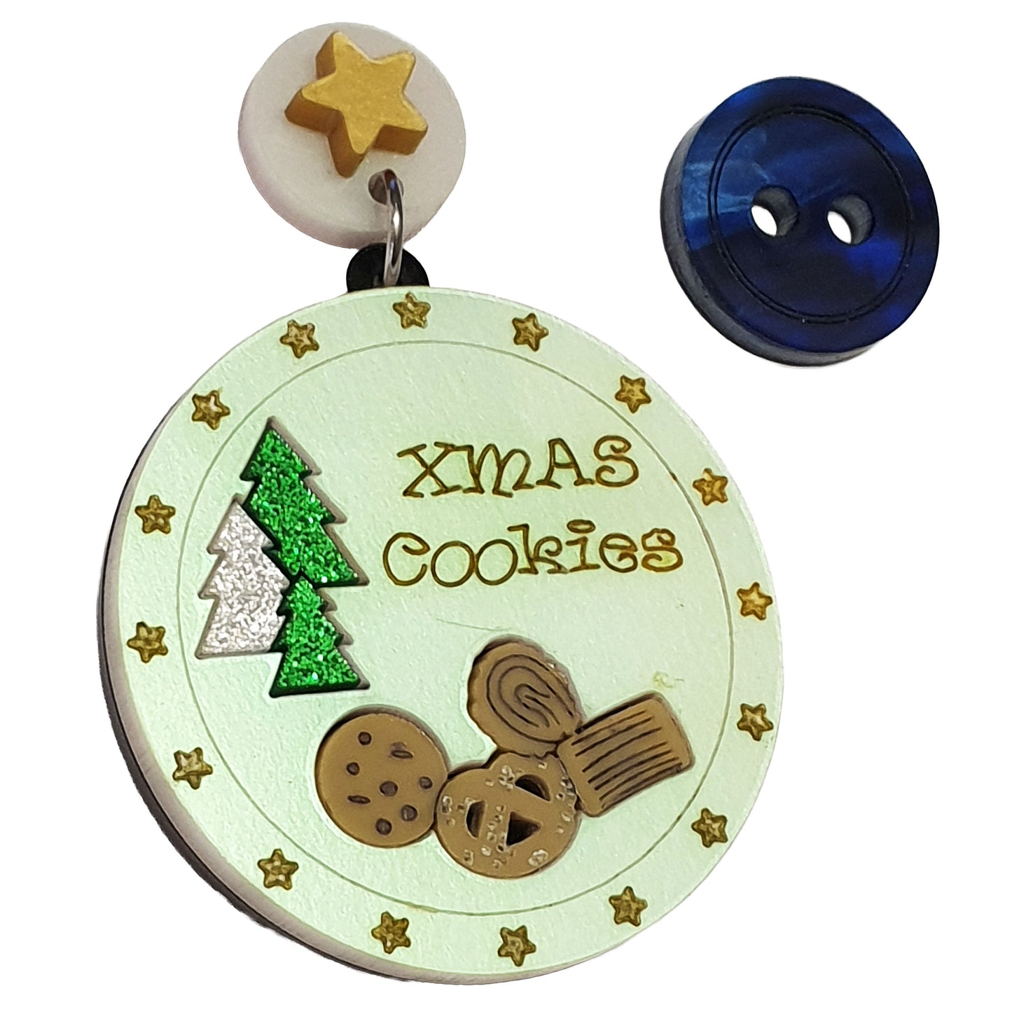 ARKY FLY Orecchini pendenti asimmetrici Cookies