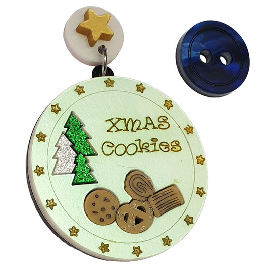 ARKY FLY Orecchini pendenti asimmetrici Cookies