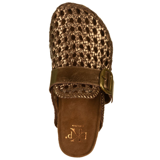 Sabot in laminato intrecciato-WOZ?-VIALESCARPE