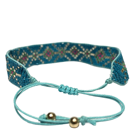 SURKANA Bracciali medi perline giapponesi multi