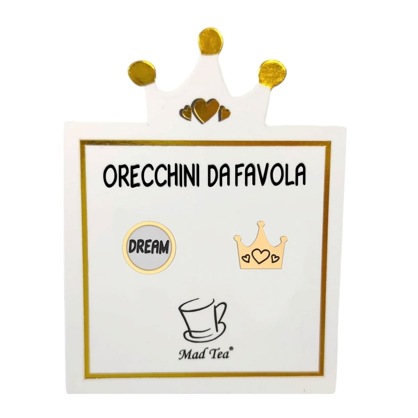 MAT TEA - Orecchini - Corona Dream of a Princess - Dream-MAD TEA-VIALESCARPE