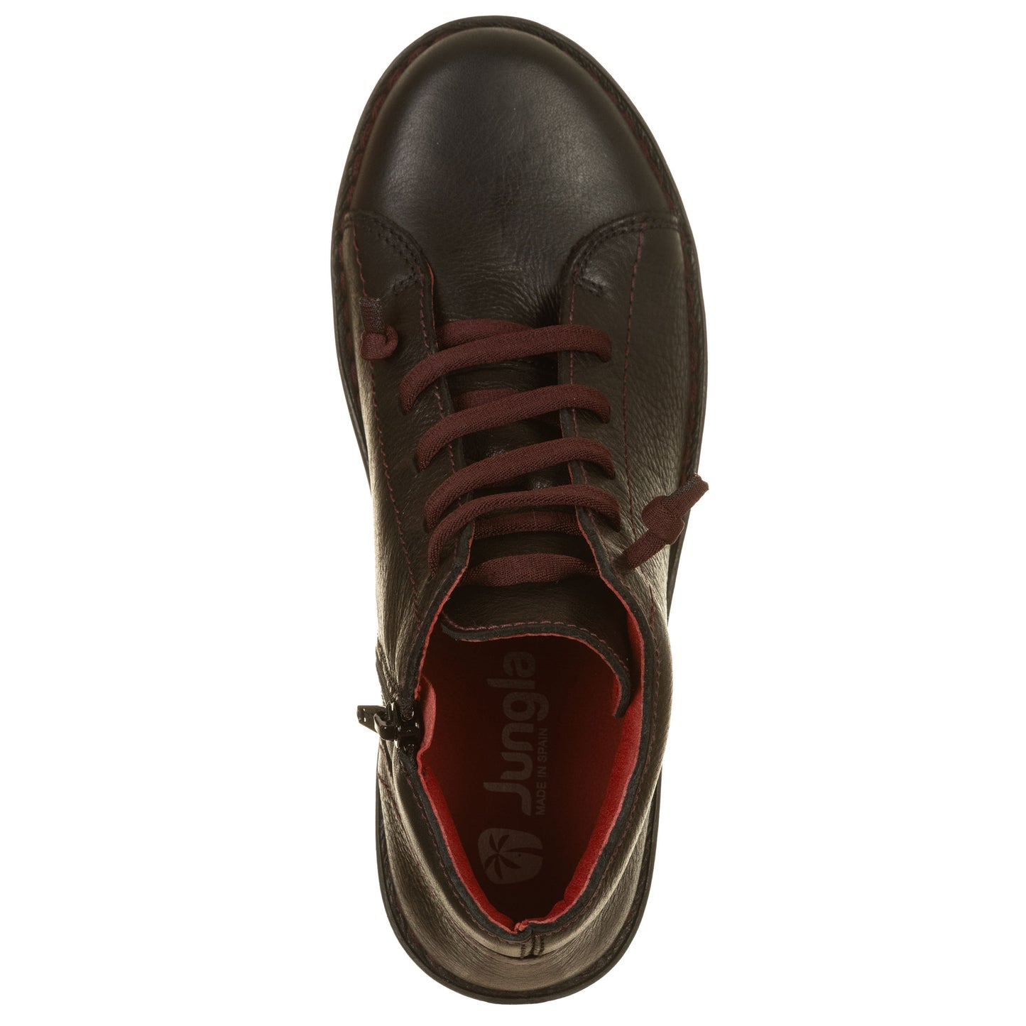 JUNGLA - Ankle boots con lacci elastici in contrasto
