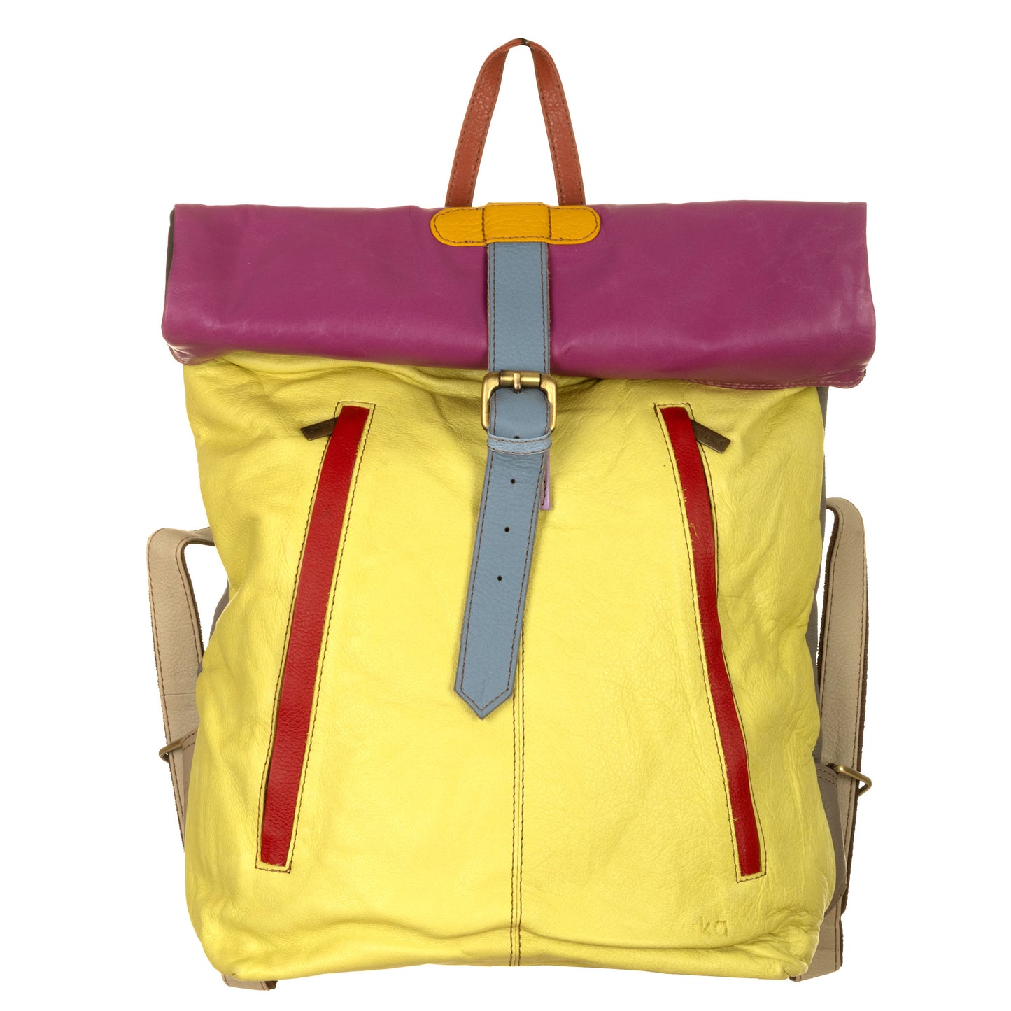 SORUKA Zaino REESE Giallo, Porpora, Denim, multi