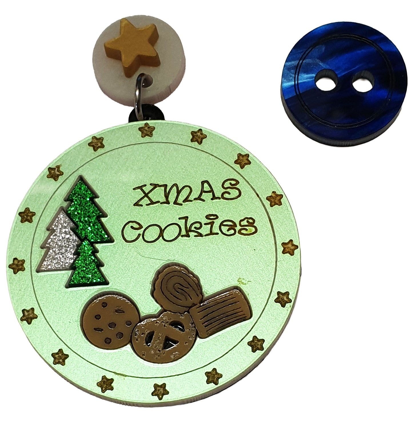 ARKY FLY Orecchini pendenti asimmetrici Cookies