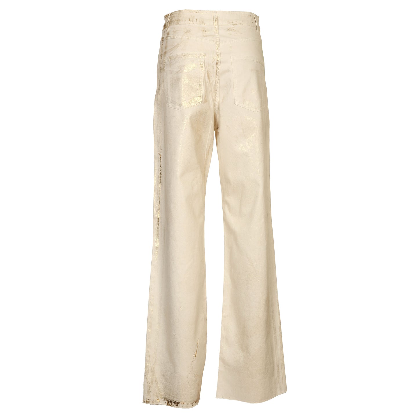 Pantaloni stampati oro-VIALESCARPE-VIALESCARPE