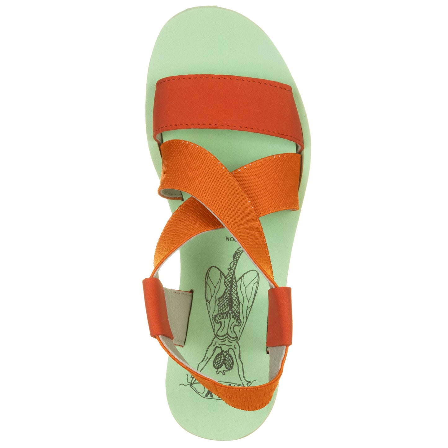 FLY LONDON Sandali elastico con zeppa