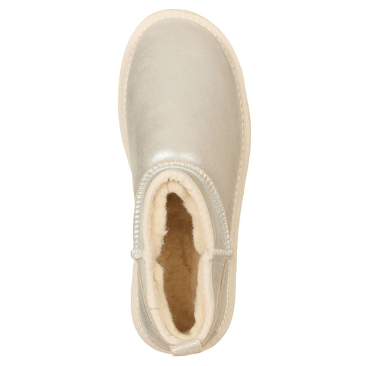 Colors of Califonia - Ankle boots laminati fodera lana, con platform