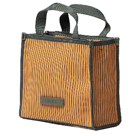 SURKANA - Mini shopper in maglia con zip e doppio manico-SURKANA-VIALESCARPE