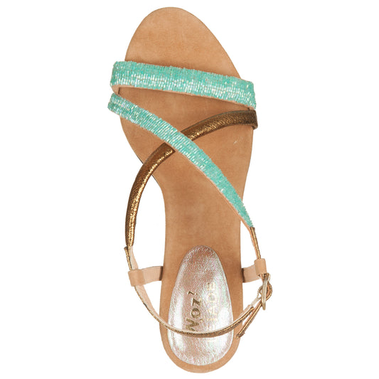 Sandali Camoscio con perline-WOZ?-VIALESCARPE