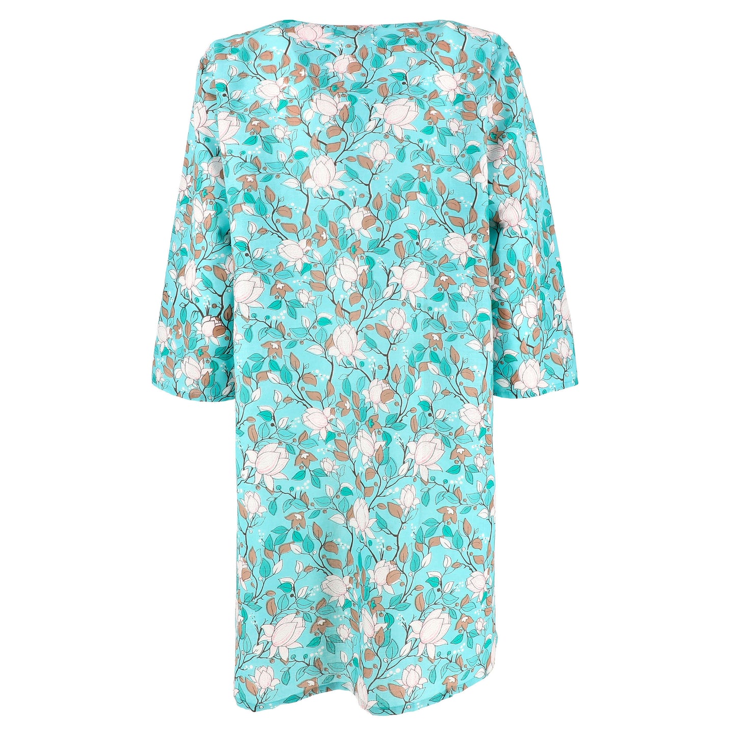 KARAKORUM Kaftano ROXANNE Teal-KARAKORUM-VIALESCARPE