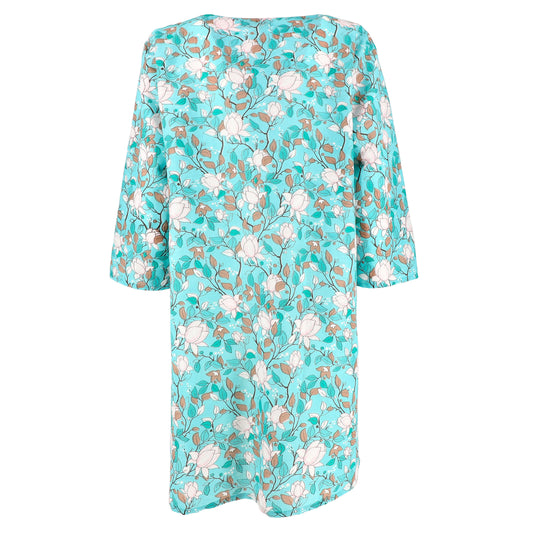 KARAKORUM Kaftano ROXANNE Teal-KARAKORUM-VIALESCARPE