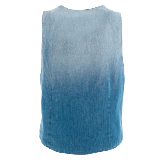 KARAKORUM Gilet MERIDIA Jeans délavé-KARAKORUM-VIALESCARPE