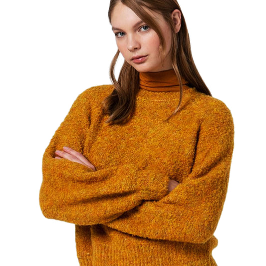 SURKANA - Maglione corta girocollo con maniche raglan a sbuffo-SURKANA-VIALESCARPE