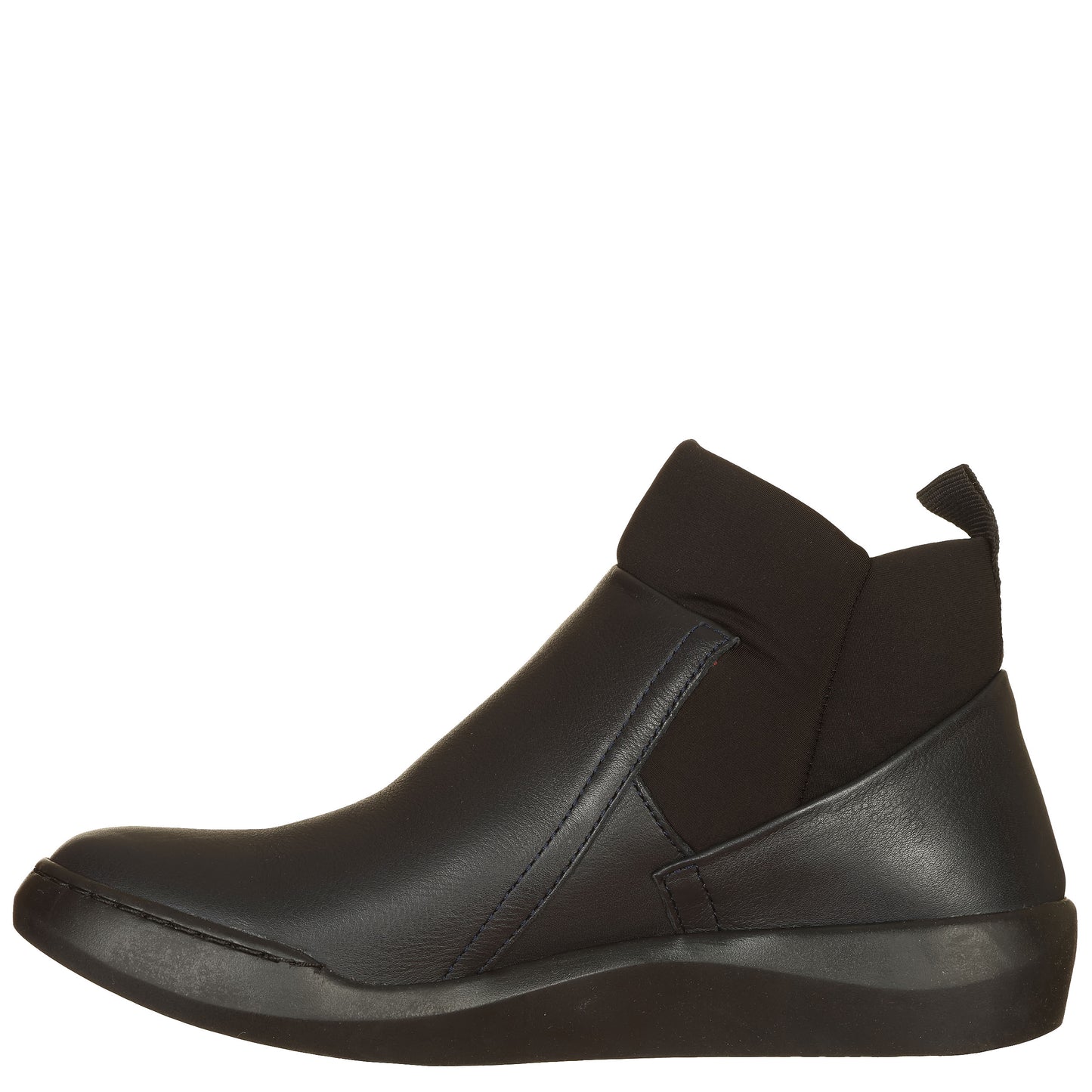 Ankle boots nappati con inserto elastico