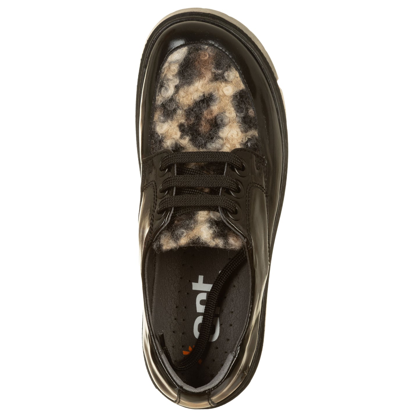 ART Stringatre LEEDS Nappa Shinny Nero-Leopard