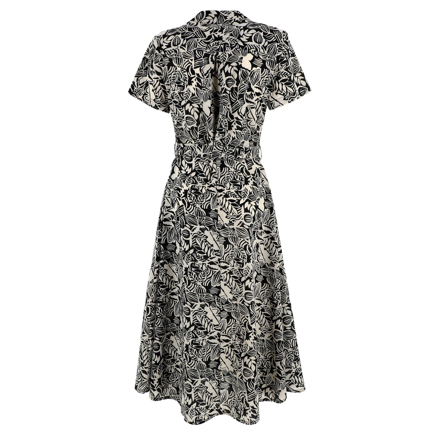 KARAKORUM Vestito Lungo ARCADIA Nero e bianco-KARAKORUM-VIALESCARPE