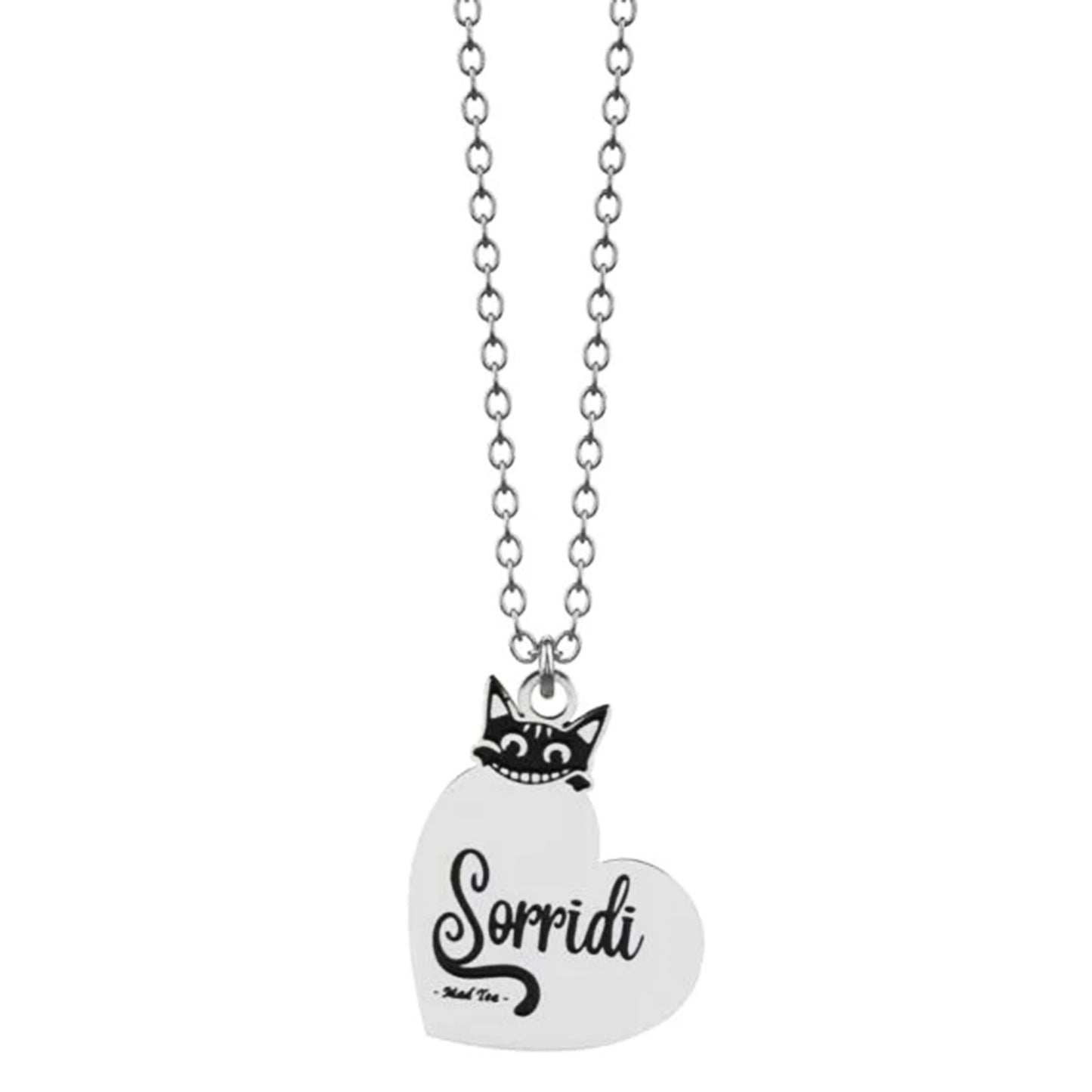 MAD TEA - Collana Gatto di Alice “Sorridi”