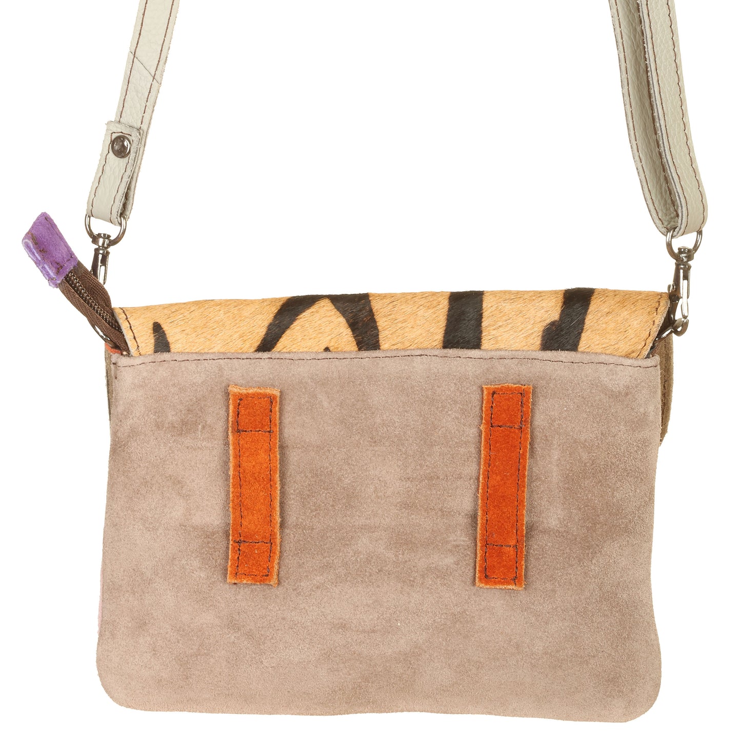 SORUKA Borsetta marsupio Juliette Rosa-Zebra-Tortora