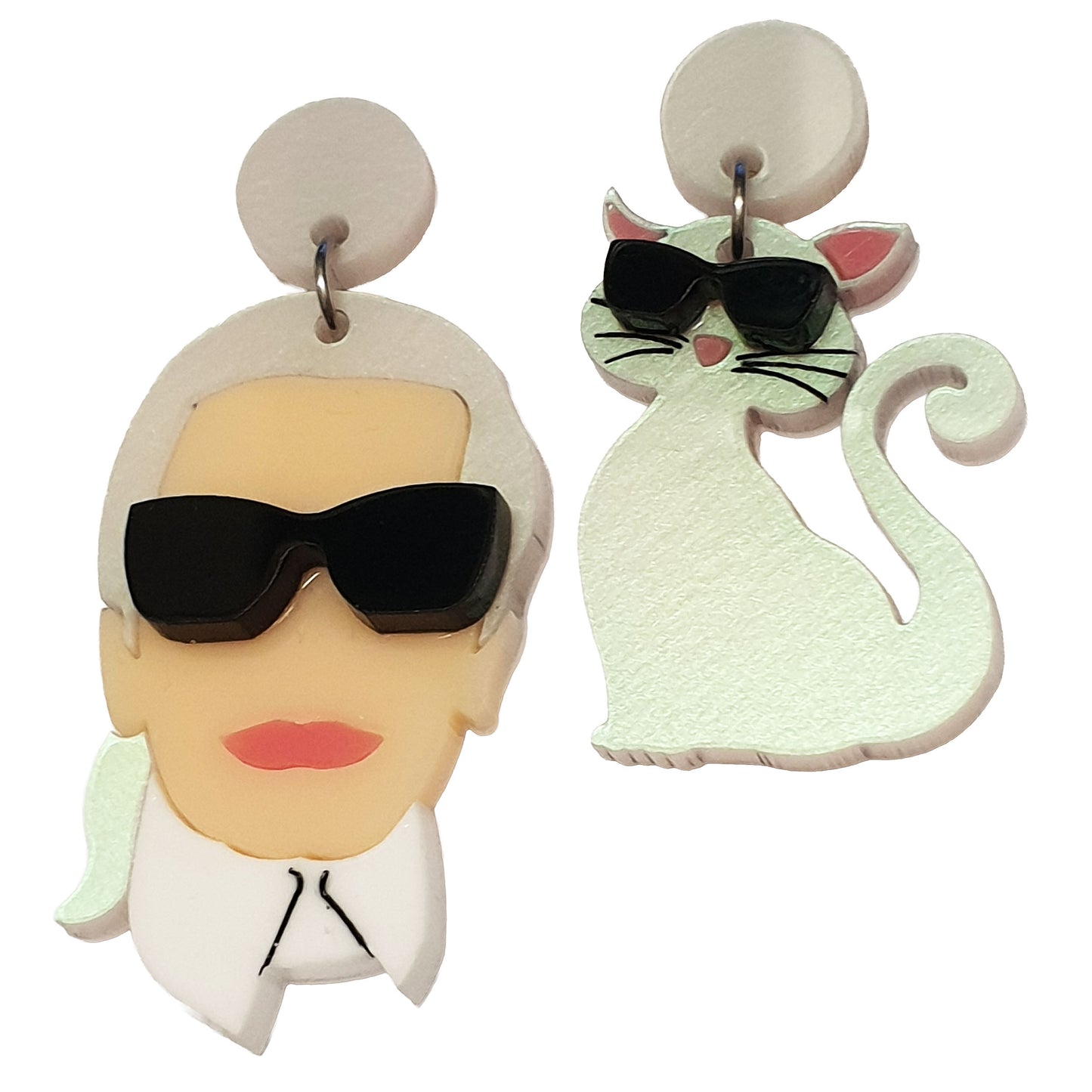 Orecchini pendenti Karl Choupette-ARKYFLY-VIALESCARPE