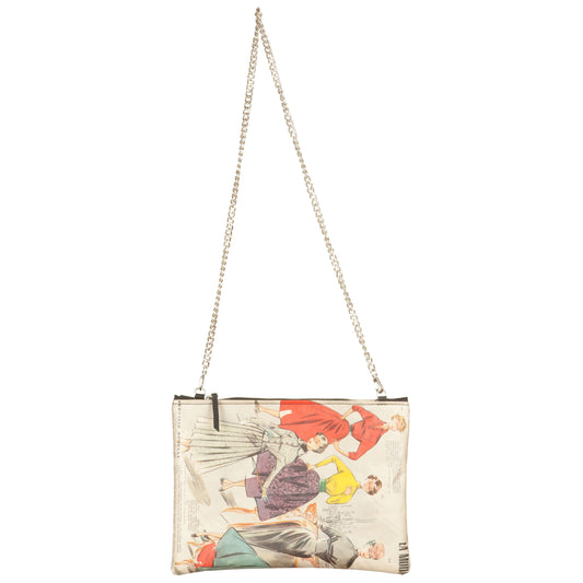 Pochette con catena - cartamodello godet-MADEWITHCARE-VIALESCARPE