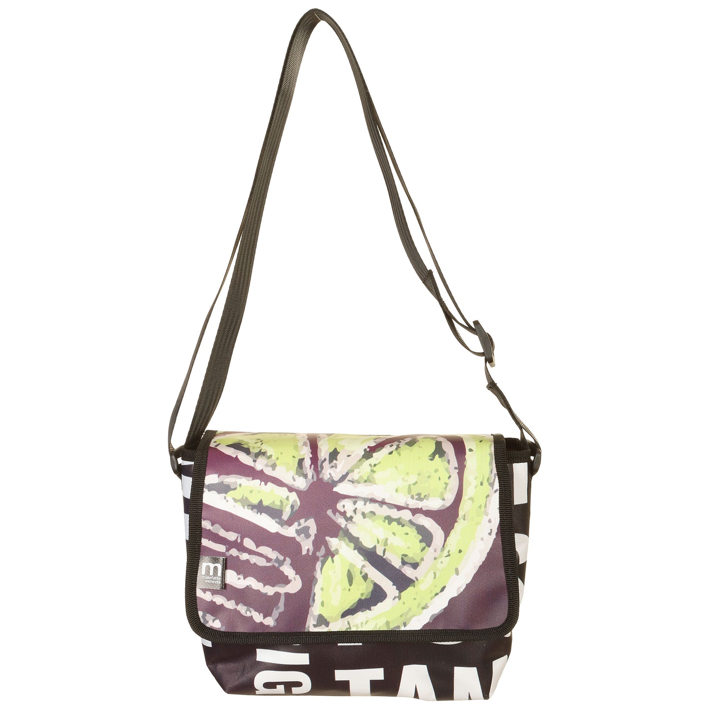 Borsa tracolla Beba Viola-Verde-Bianco