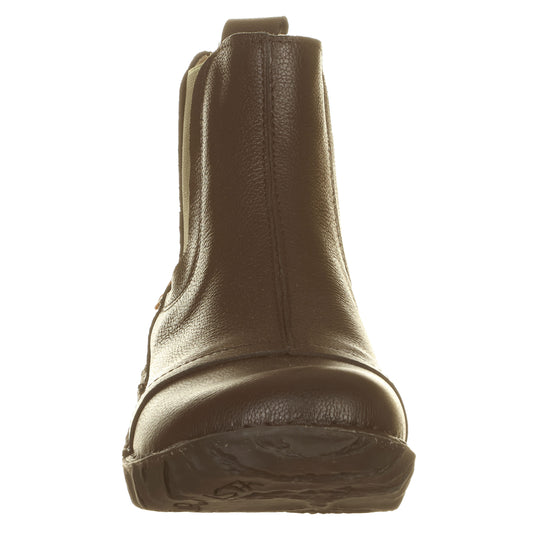 EL NATURALISTA - Ankle boots YGGDRASIL Grain, con elastici in contrasto.