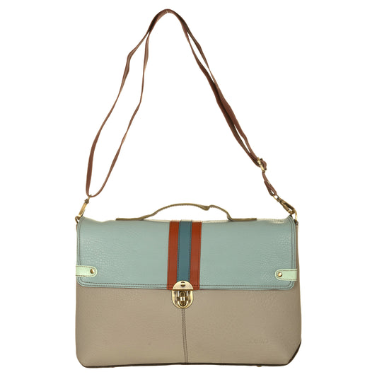 SORUKA Borsa ORLEANS premium Grigio, Azzurro, Multi