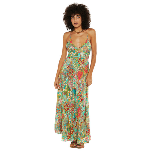 BABA DESIGN - Abito lungo SUNSET SAIL-Baba design-VIALESCARPE