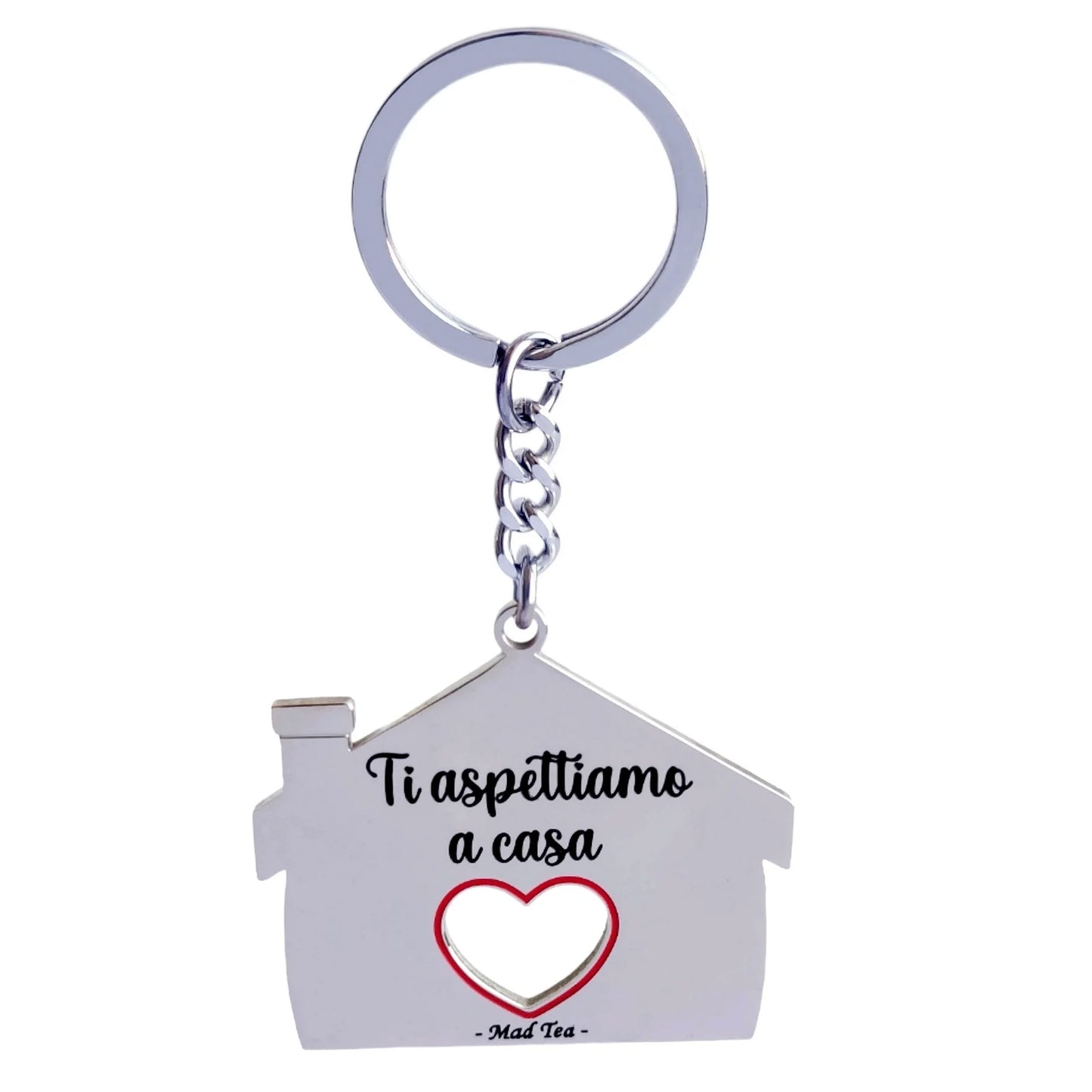 Portachiavi Ti aspettiamo a casa