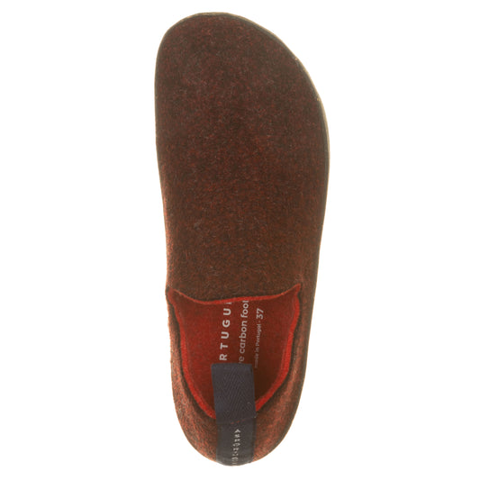 ASPORTUGUESAS Polacchini lana cotta double color Merlot-ASPORTUGUESAS-VIALESCARPE