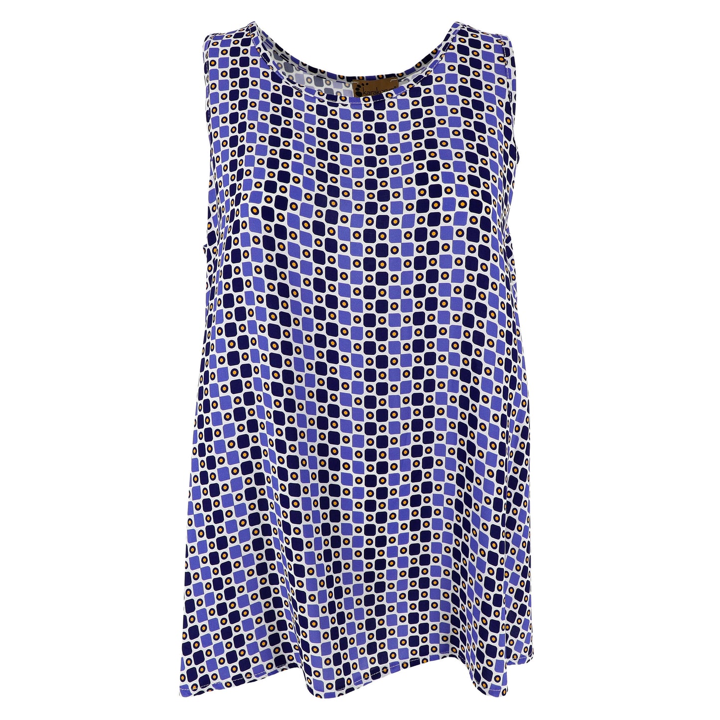 KARAKORUM Top KASIA Blu e multi