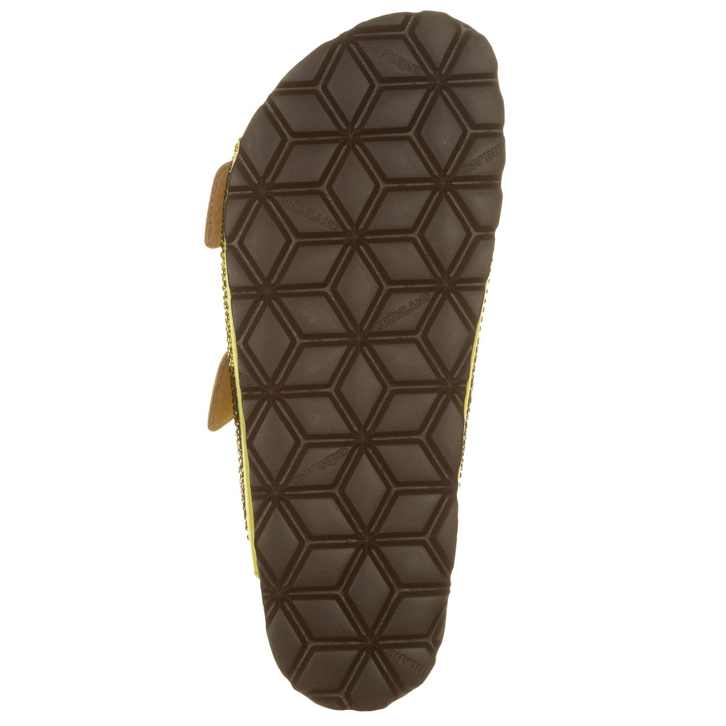 Grunland Ciabatte due fibbie con strass lime-GRUNLAND-VIALESCARPE