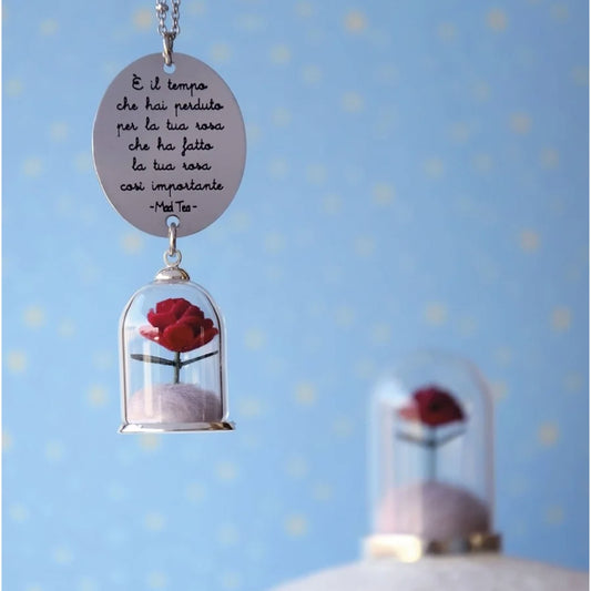 MAT TEA - Collana PICCOLO PRINCIPE- “Rosa del Piccolo Principe”-MAD TEA-VIALESCARPE