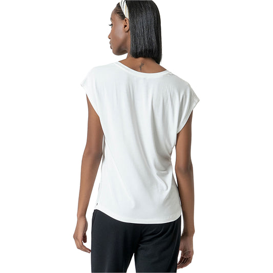 SURKANA - Canotta bamboo tinta unita senza maniche scollo a V-SURKANA-VIALESCARPE