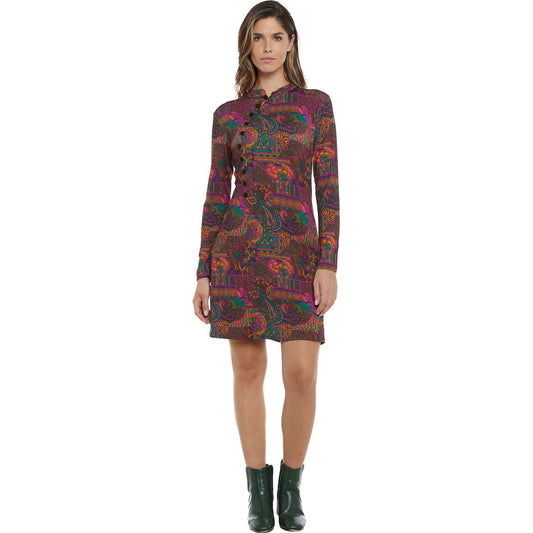 BABA Design - Vestito aderente con bottoni-Baba design-VIALESCARPE