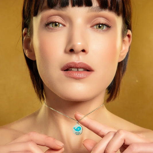 MAT TEA - Collana MAGIC COINS - “Balena Love big”-MAD TEA-VIALESCARPE