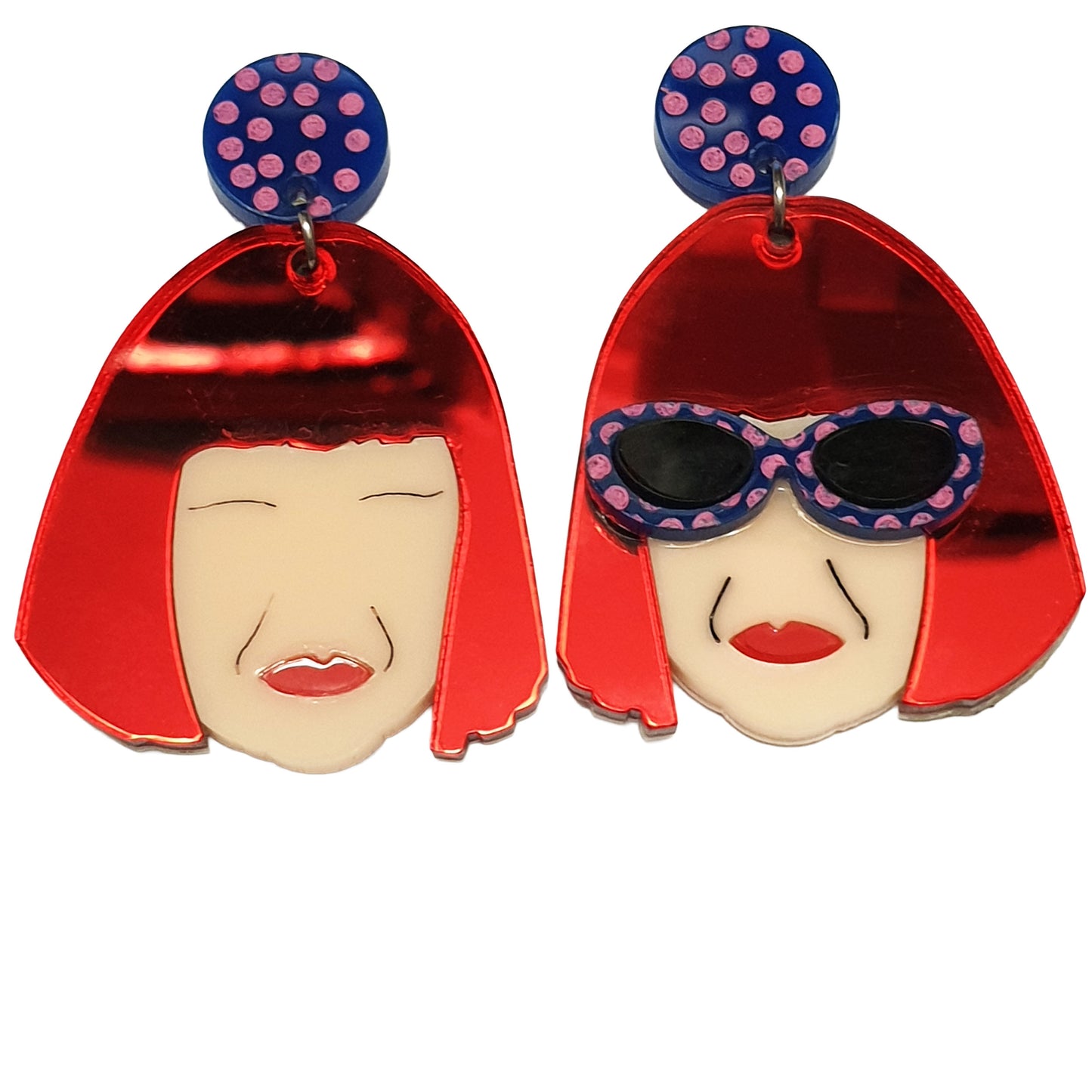 Orecchini pendenti Yayoi Kusama-ARKYFLY-VIALESCARPE