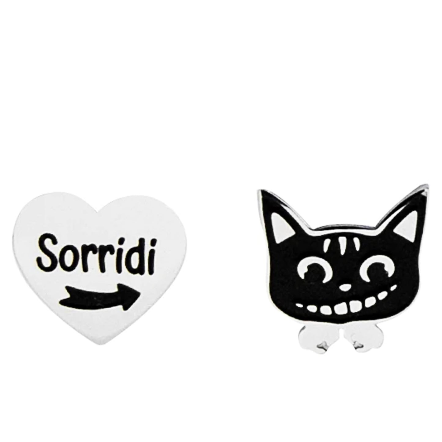 MAD TEA - Orecchini Gatto di Alice “Sorridi”
